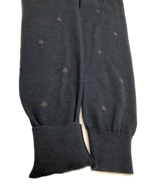 HERMES（エルメス）HERMES (エルメス) カシミヤ×シルク カーディガン ネイビー サイズ:36の古着・服飾アイテム