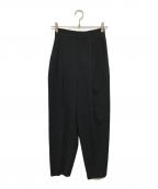 ESSEN .LAUTREAMONTエッセン.ロートレアモン）の古着「アセポリダブルクロスパンツ」｜ブラック