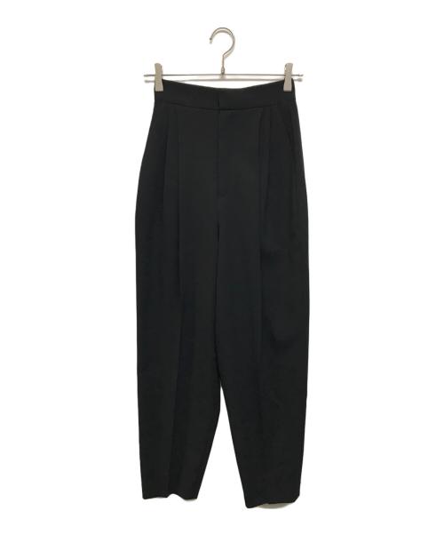 ESSEN .LAUTREAMONT（エッセン.ロートレアモン）ESSEN .LAUTREAMONT (エッセン.ロートレアモン) アセポリダブルクロスパンツ ブラック サイズ:36の古着・服飾アイテム