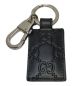 GUCCI (グッチ) レザーキーホルダー ブラック：9000円