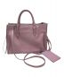 BALENCIAGA (バレンシアガ) ペーパーミニ 2WAY ハンドバッグ ピンク：40000円