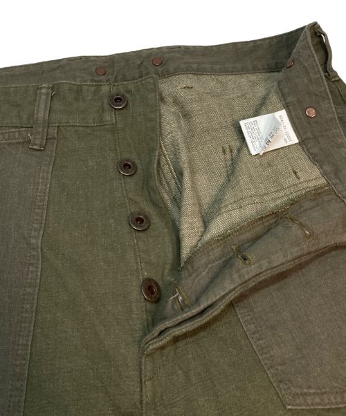 NIGEL CABOURN（ナイジェルケーボン）NIGEL CABOURN (ナイジェルケーボン) ベイカーパンツ カーキ サイズ:34の古着・服飾アイテム