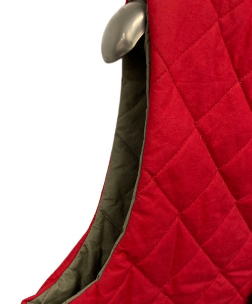 POLO RALPH LAUREN（ポロ・ラルフローレン）POLO RALPH LAUREN (ポロ・ラルフローレン) キルティングベスト レッド サイズ:SIZE Mの古着・服飾アイテム