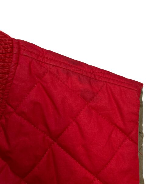 POLO RALPH LAUREN（ポロ・ラルフローレン）POLO RALPH LAUREN (ポロ・ラルフローレン) キルティングベスト レッド サイズ:SIZE Mの古着・服飾アイテム