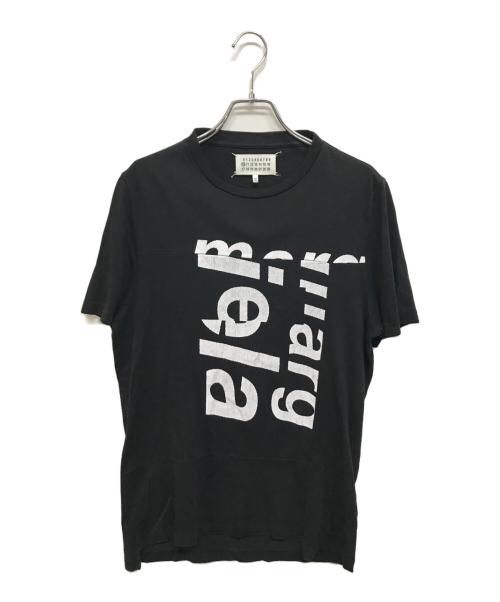 Maison Margiela 10（メゾンマルジェラ 10）Maison Margiela 10 (メゾンマルジェラ 10) 再構築プリントＴシャツ ブラック サイズ:44の古着・服飾アイテム