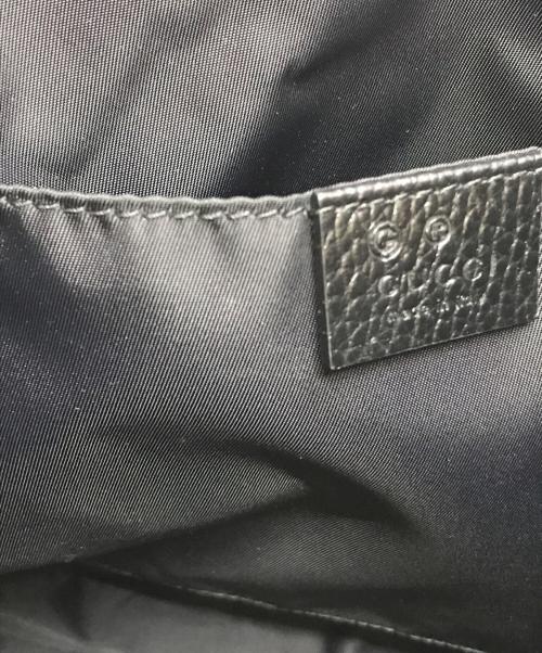 GUCCI（グッチ）GUCCI (グッチ) GG柄ナイロンバックパック ブラックの古着・服飾アイテム