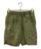 NIKE×Travis Scottナイキ×トラヴィススコット）の古着「MJ NRG TS WASH SUEDE SHORT」｜カーキ