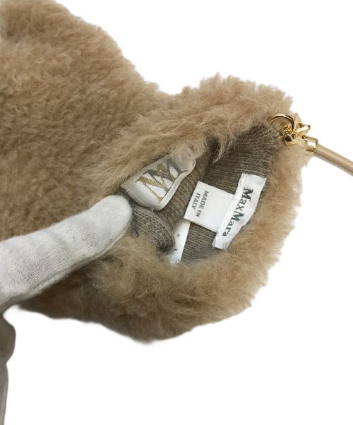 MaxMara（マックスマーラ）MaxMara (マックスマーラ) テディベアアームウォーマー ベージュの古着・服飾アイテム