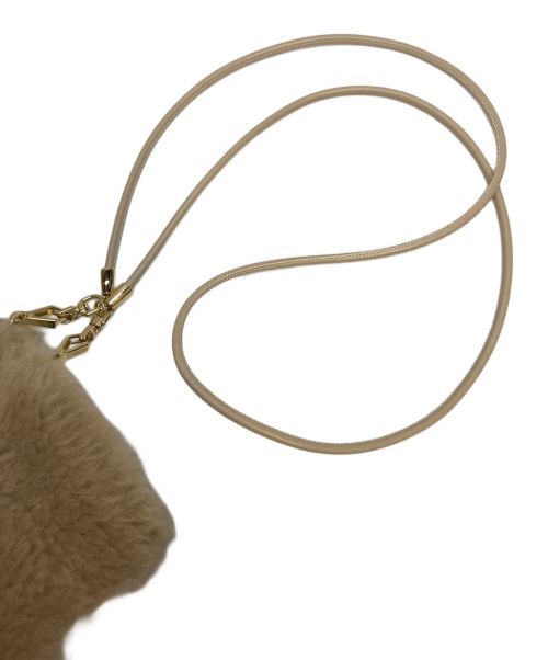 MaxMara（マックスマーラ）MaxMara (マックスマーラ) テディベアアームウォーマー ベージュの古着・服飾アイテム