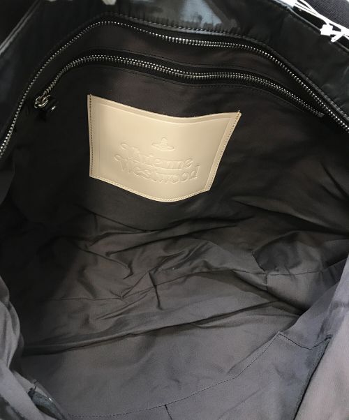 Vivienne Westwood（ヴィヴィアンウエストウッド）Vivienne Westwood (ヴィヴィアンウエストウッド) シードツリーORB ナイロントートバッグ グレーの古着・服飾アイテム
