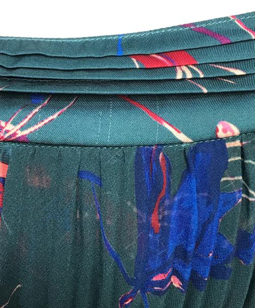 MAX&Co.（マックスアンドコー）MAX&Co. (マックスアンドコー) プリーツスカート グリーン サイズ:40の古着・服飾アイテム