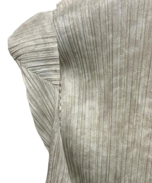 PLEATS PLEASE（プリーツプリーズ）PLEATS PLEASE (プリーツプリーズ) プリーツカットソー ベージュ サイズ:3の古着・服飾アイテム