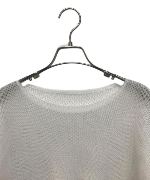 PLEATS PLEASE（プリーツプリーズ）PLEATS PLEASE (プリーツプリーズ) プリーツカットソー ホワイト サイズ:SIZE 3の古着・服飾アイテム