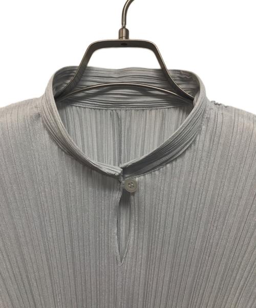 PLEATS PLEASE（プリーツプリーズ）PLEATS PLEASE (プリーツプリーズ) プリーツブラウス グレー サイズ:SIZE 3の古着・服飾アイテム