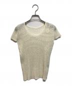 PLEATS PLEASEプリーツプリーズ）の古着「プリーツカットソー」｜アイボリー