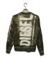 DIESEL (ディーゼル) Ginyロゴプリントスウェット ブラウン×ホワイト サイズ:S：11000円