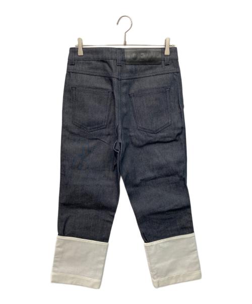 LOEWE（ロエベ）LOEWE (ロエベ) フィッシャーマンデニムパンツ インディゴ サイズ:SIZE 36の古着・服飾アイテム