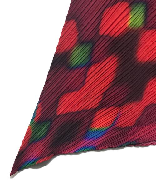 ISSEY MIYAKE（イッセイミヤケ）ISSEY MIYAKE (イッセイミヤケ) 変形グラフィックプリーツカットソー マルチカラー サイズ:SIZE 2の古着・服飾アイテム