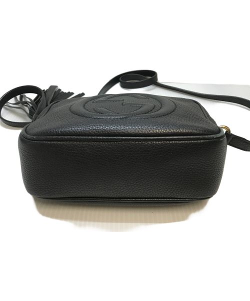 GUCCI（グッチ）GUCCI (グッチ) ソーホーディスコショルダーバッグ ブラックの古着・服飾アイテム