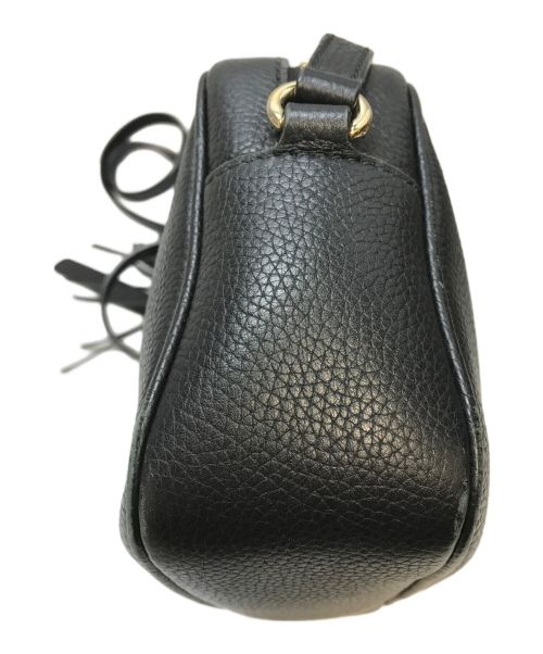 GUCCI（グッチ）GUCCI (グッチ) ソーホーディスコショルダーバッグ ブラックの古着・服飾アイテム