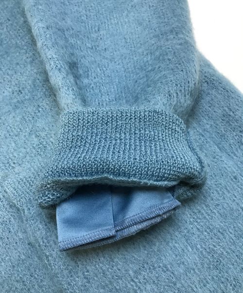 6(ROKU) BEAUTY&YOUTH（ロク ビューティーアンドユース）6(ROKU) BEAUTY&YOUTH (ロク ビューティーアンドユース) MOHAIR CARDIGAN ブルー サイズ:-の古着・服飾アイテム
