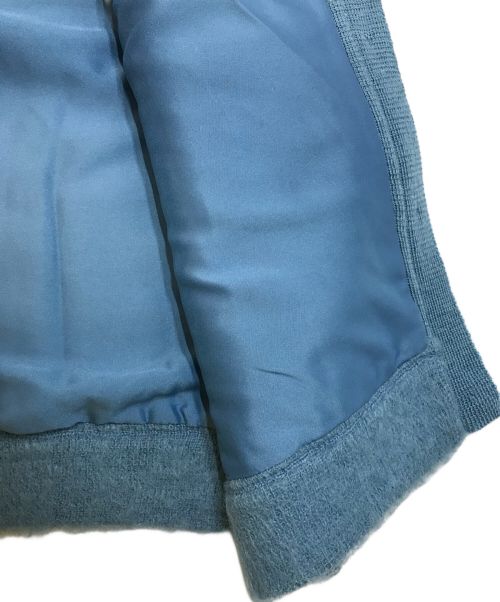 6(ROKU) BEAUTY&YOUTH（ロク ビューティーアンドユース）6(ROKU) BEAUTY&YOUTH (ロク ビューティーアンドユース) MOHAIR CARDIGAN ブルー サイズ:-の古着・服飾アイテム