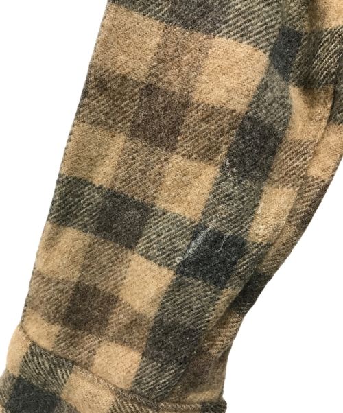WOOLRICH（ウールリッチ）WOOLRICH (ウールリッチ) ウールチェックシャツ ベージュ サイズ:Sの古着・服飾アイテム