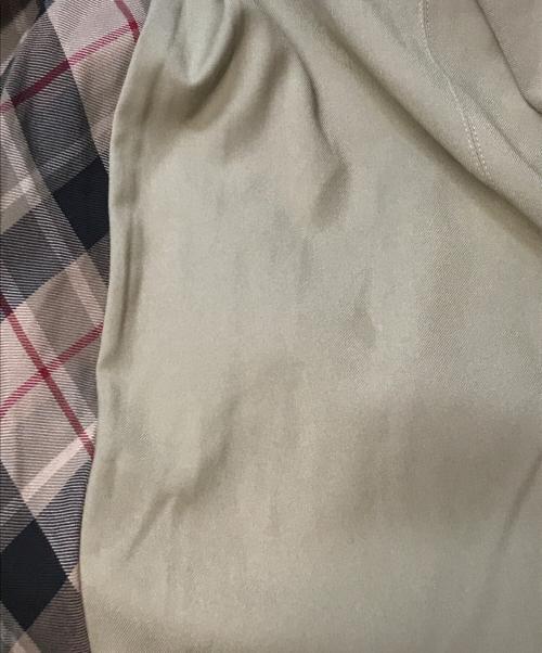 BLUE LABEL CRESTBRIDGE（ブルーレーベルクレストブリッジ）BLUE LABEL CRESTBRIDGE (ブルーレーベルクレストブリッジ) チェックエアリーツイルワンピース ブラック×ベージュ サイズ:38の古着・服飾アイテム