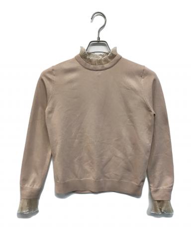 【美品】ユナイテッドアローズ オーガンジープリーツ4wayニット オーガンジープリーツ 4WAY ニット