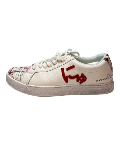 Sangacio（サンガッチョ）Sangacio (サンガッチョ) にゅSG Basquiat ローカットスニーカー ホワイト サイズ:SIZE 27cmの古着・服飾アイテム