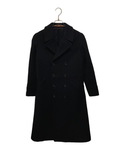 SCYEBASICS（サイベーシックス）SCYEBASICS (サイベーシックス) メルトンダブルコート ネイビー サイズ:40の古着・服飾アイテム