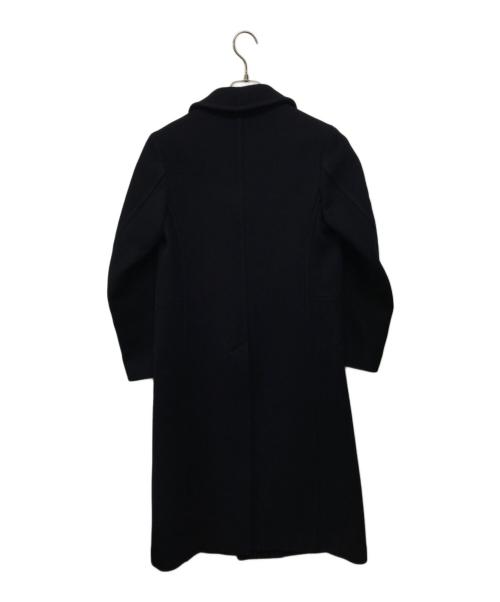 SCYEBASICS（サイベーシックス）SCYEBASICS (サイベーシックス) メルトンダブルコート ネイビー サイズ:40の古着・服飾アイテム