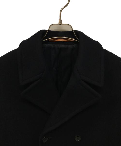 SCYEBASICS（サイベーシックス）SCYEBASICS (サイベーシックス) メルトンダブルコート ネイビー サイズ:40の古着・服飾アイテム