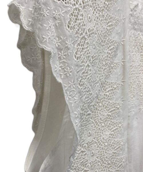 SINME（シンメ）SINME (シンメ) レースワンピース ホワイト サイズ:SIZE Mの古着・服飾アイテム