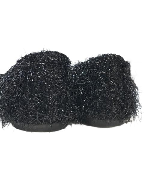 Pippichic（ピッピシック）Pippichic (ピッピシック) BALLET フリンジラメ バレエシューズ ブラック サイズ:361/2の古着・服飾アイテム