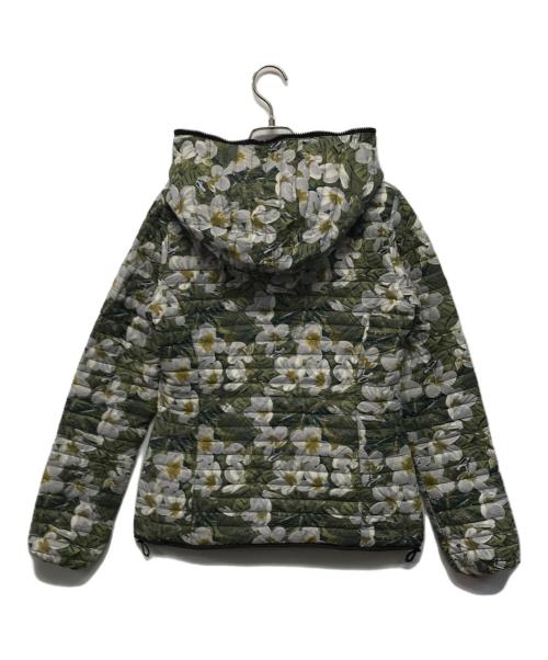 DUVETICA（デュベティカ）DUVETICA (デュベティカ) Cariatre Erre パデッドジャケット ブラック×グリーン サイズ:不明(下記参照)の古着・服飾アイテム