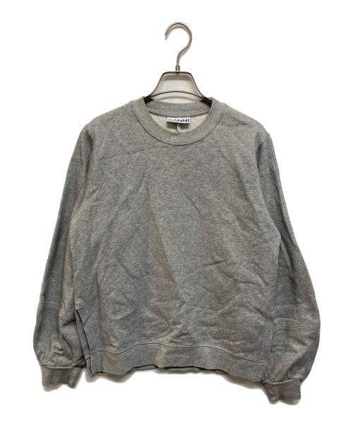 GANNI（ガニー）GANNI (ガニー) バルーンスリーブスウェット グレー サイズ:Sの古着・服飾アイテム