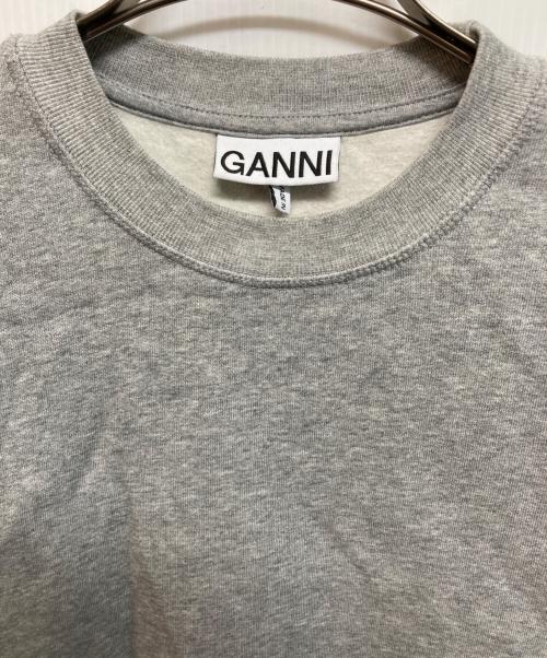 GANNI（ガニー）GANNI (ガニー) バルーンスリーブスウェット グレー サイズ:Sの古着・服飾アイテム