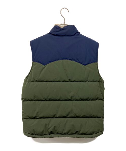 Patagonia（パタゴニア）Patagonia (パタゴニア) リバーシブル・ビビー・ダウン・ベスト ベージュ サイズ:-の古着・服飾アイテム