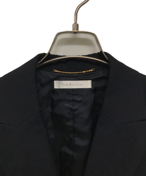 Col Pierrot（コルピエロ）Col Pierrot (コルピエロ) SLIM WOOL JACKET ネイビー サイズ:Freeの古着・服飾アイテム
