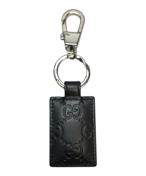 GUCCI（グッチ）GUCCI (グッチ) グッチシマGGロゴキーリング ブラックの古着・服飾アイテム