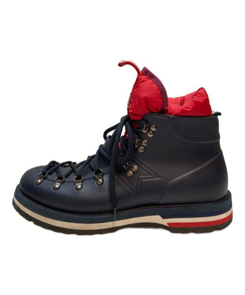 MONCLER（モンクレール）MONCLER (モンクレール) HENOC SCARPA ラバーブーツ ネイビー×レッド サイズ:42の古着・服飾アイテム
