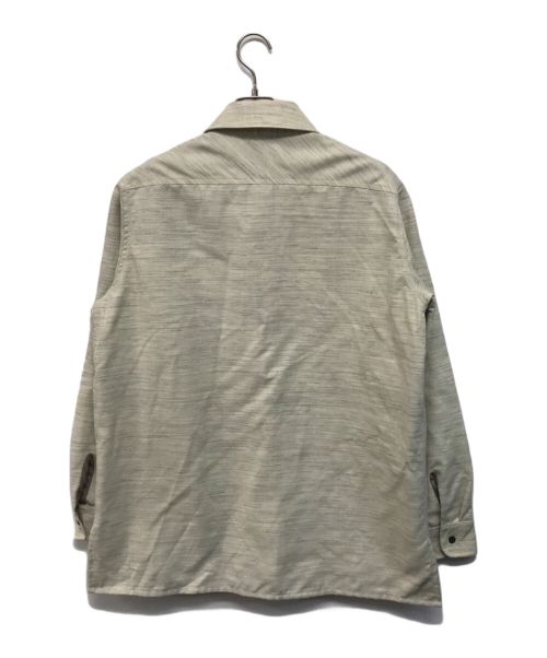 Acne studios（アクネ ストゥディオス）Acne studios (アクネ ストゥディオス) メレンゲウールブレンドオーバー長袖シャツ ホワイト サイズ:SIZE 44の古着・服飾アイテム