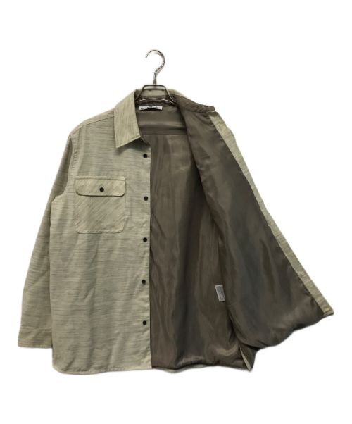 Acne studios（アクネ ストゥディオス）Acne studios (アクネ ストゥディオス) メレンゲウールブレンドオーバー長袖シャツ ホワイト サイズ:SIZE 44の古着・服飾アイテム