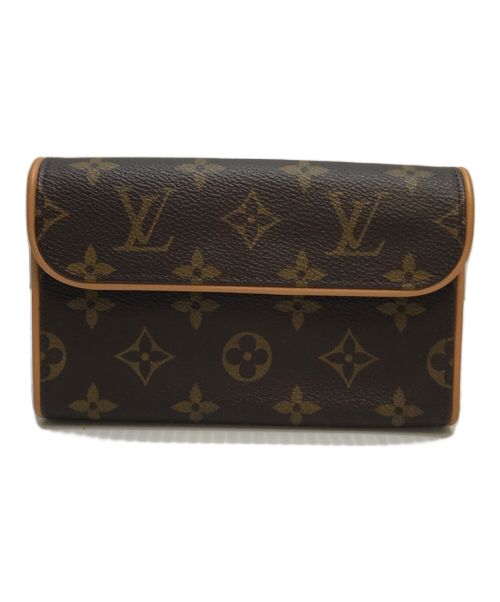 LOUIS VUITTON（ルイ ヴィトン）LOUIS VUITTON (ルイ ヴィトン) ポシェットフロランティーヌ　ウエストポーチ ブラウンの古着・服飾アイテム