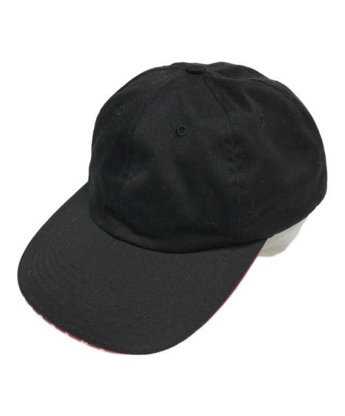 SUPREME（シュプリーム）Supreme (シュプリーム) Visor Logo Camp Cap ブラックの古着・服飾アイテム