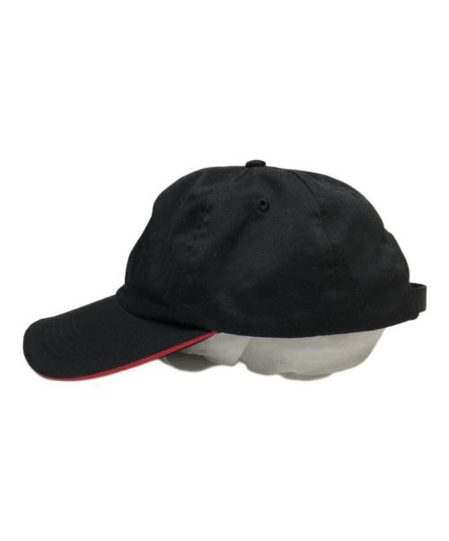 SUPREME（シュプリーム）Supreme (シュプリーム) Visor Logo Camp Cap ブラックの古着・服飾アイテム