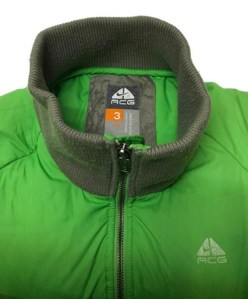 NIKE ACG（ナイキエーシージー）NIKE ACG (ナイキエージーシー) 00sダウンジャケット グリーン サイズ:Sの古着・服飾アイテム