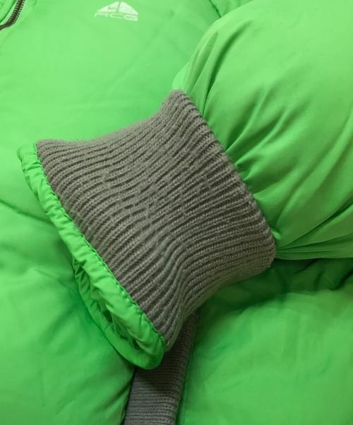 NIKE ACG（ナイキエーシージー）NIKE ACG (ナイキエージーシー) 00sダウンジャケット グリーン サイズ:Sの古着・服飾アイテム