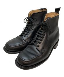 SANDERS（サンダース）の古着「Apron Derby Boot」｜ブラック